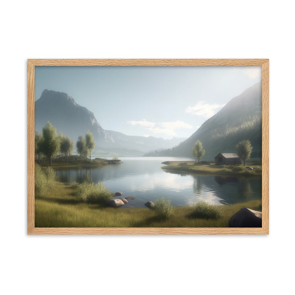 Tableau Scandinave Paysage