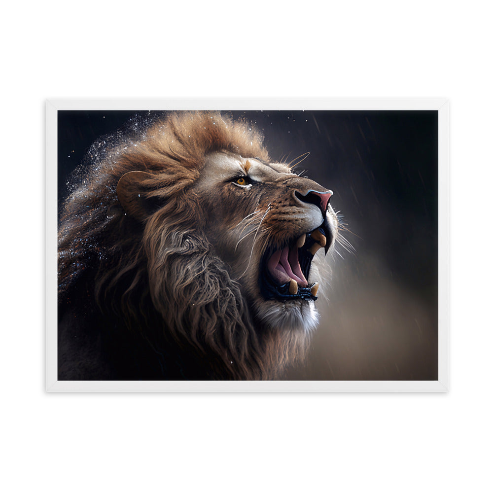 Tableau Lion Qui Rugit