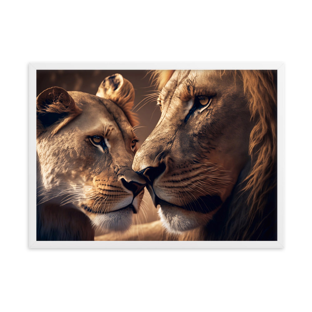 Tableau Lion Love