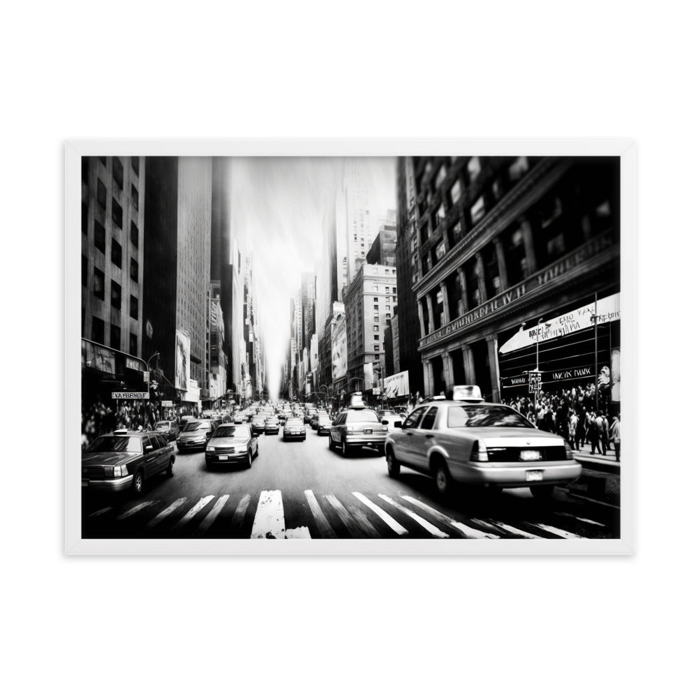 Tableau Noir et Blanc New York