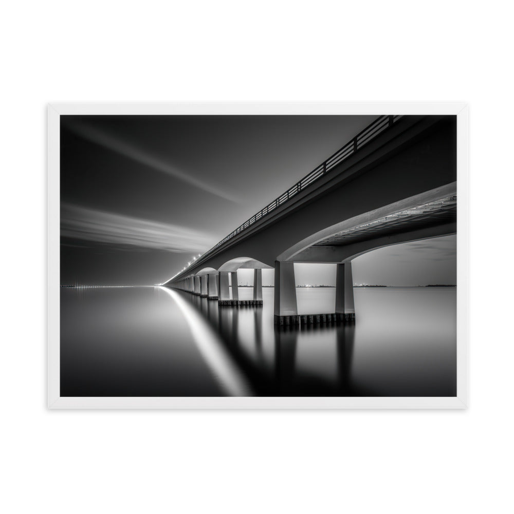 Tableau Noir Et Blanc Pont