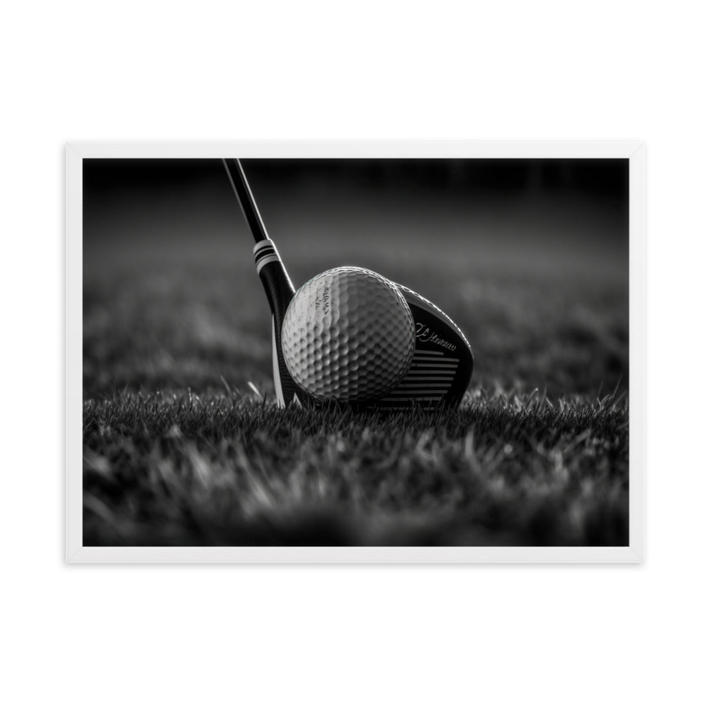 Tableau Noir Et Blanc Golf