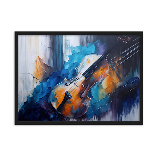 Tableau Abstrait Instrument De Musique