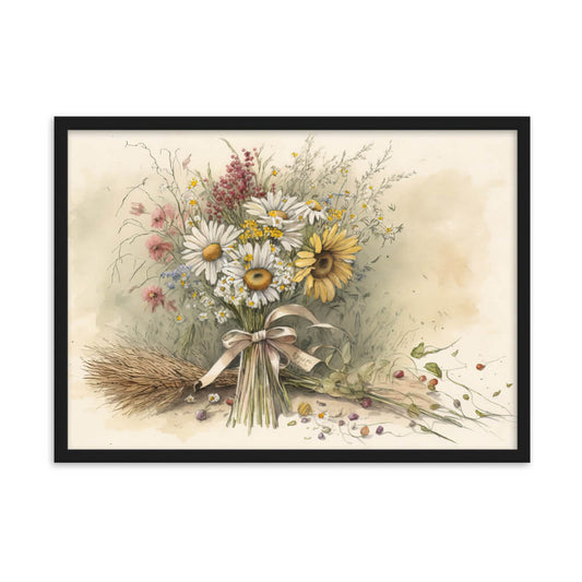 Tableau Bouquet Fleurs