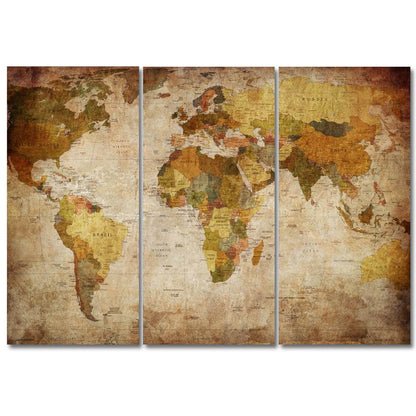 Tableau Carte Du Monde XXL