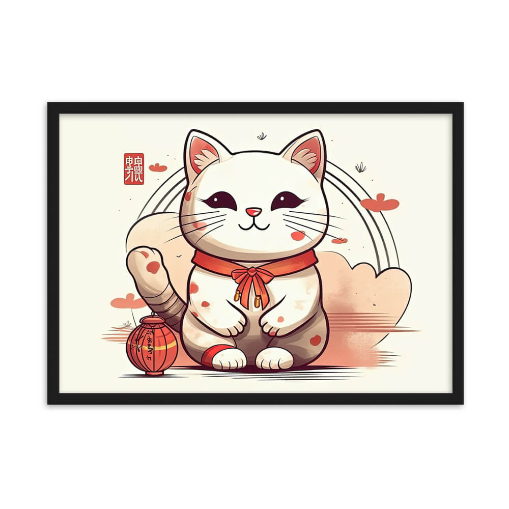 Tableau japonais neko