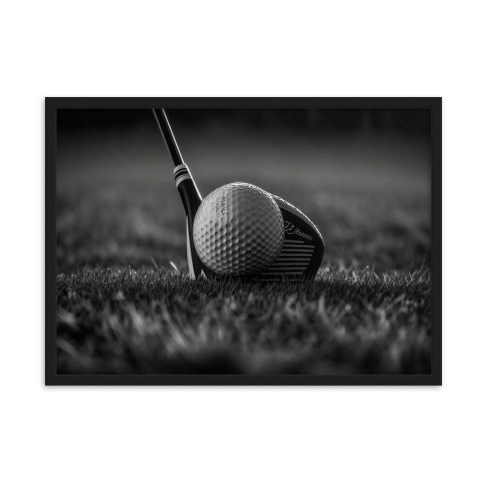 Tableau Noir Et Blanc Golf