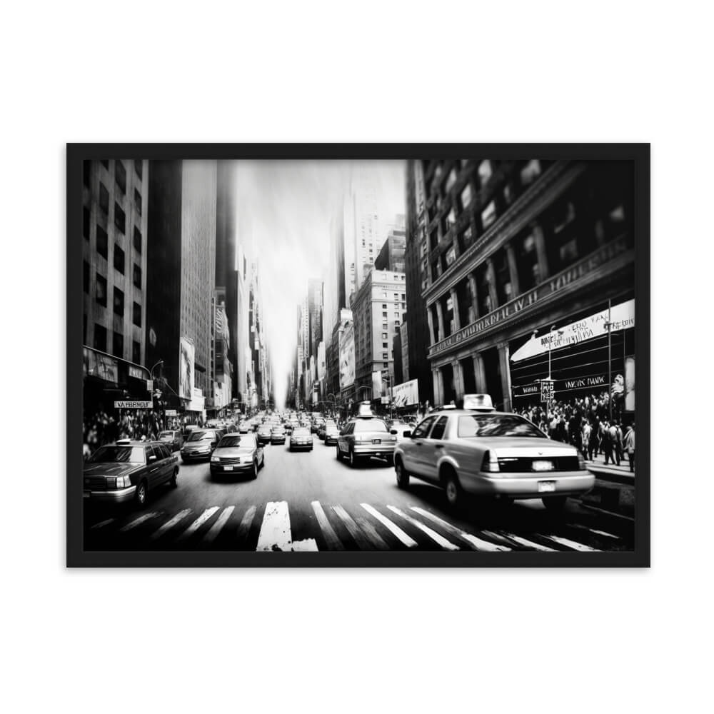 Tableau Noir et Blanc New York