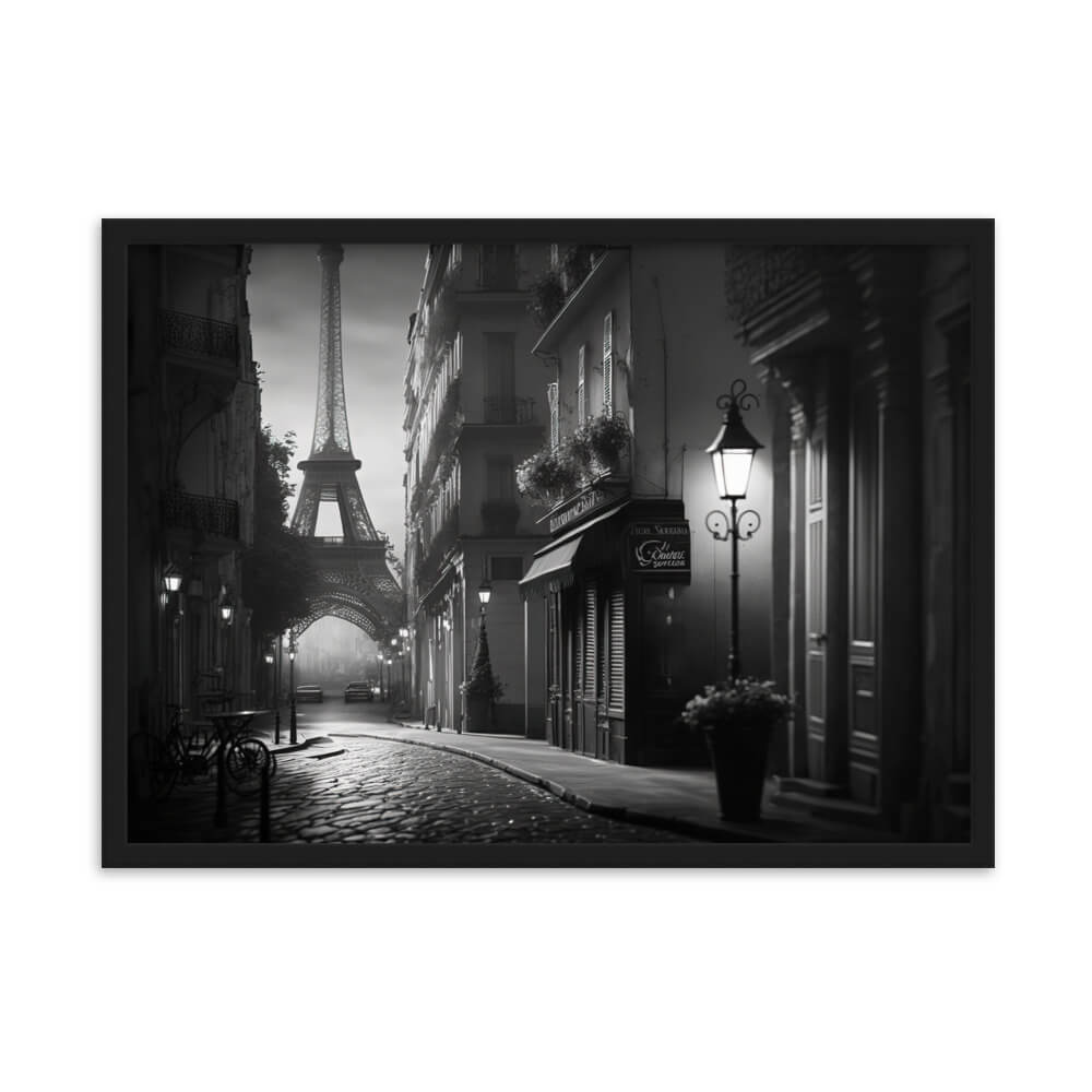 Tableau Noir Et Blanc Paris