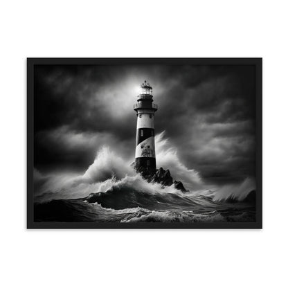 Tableau Noir Et Blanc Phare