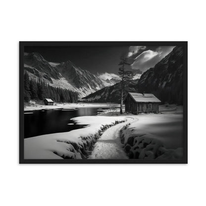 Tableau Noir Et Blanc Paysage