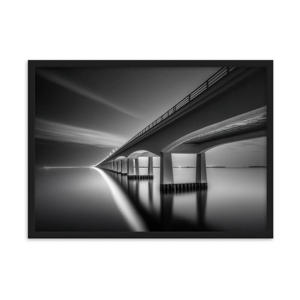 Tableau Noir Et Blanc Pont