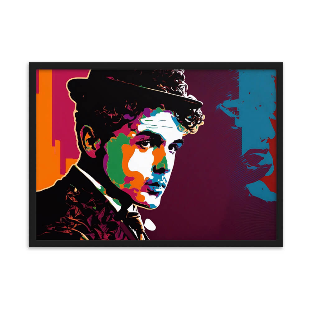 Tableau Pop Art Charlie Chaplin