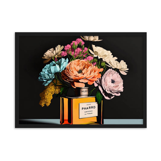 Tableau pop art fleur