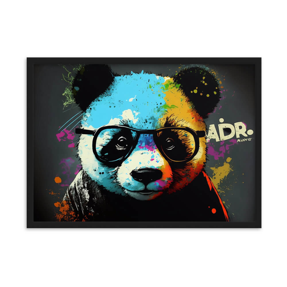 Tableau Pop Art Panda