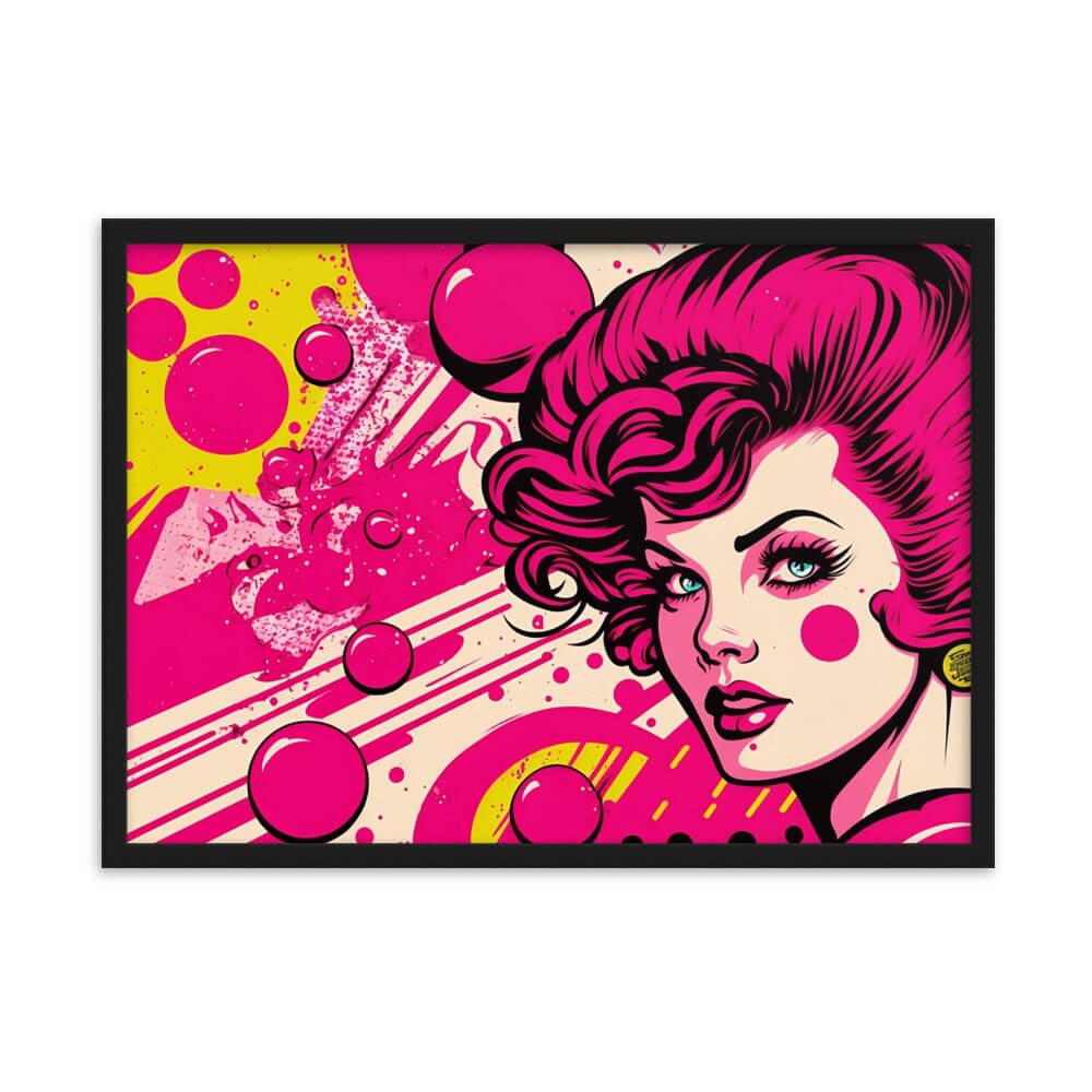 Tableau Pop Art Rose