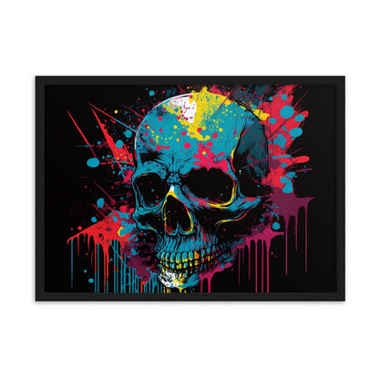 Tableau Pop Art Tête De Mort