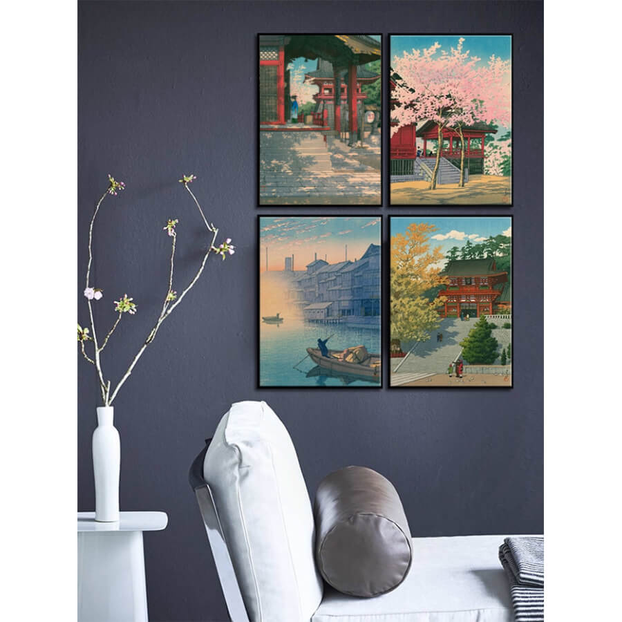 Tableau Japonais Sur Toile