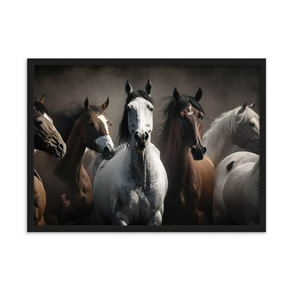 Tableau toile cheval